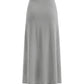 Women's Solid Color Knit Maxi Skirt