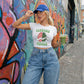 Cannabis Heals Micro Rib Baby Tee